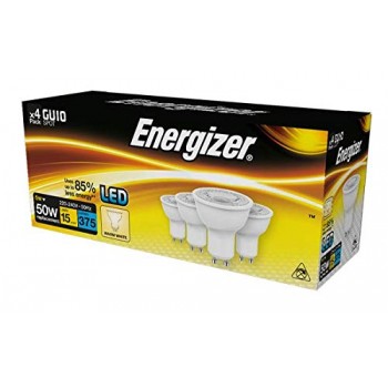 Energizer Led GU10 5w Warm White Pack of Four