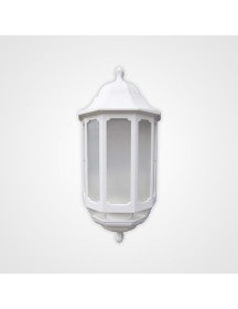 HALF LANTERN POLYCARBONATE WHITE 