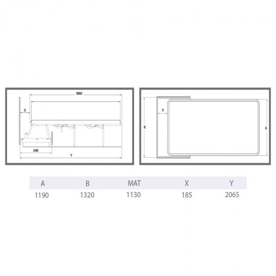 SomToile 120cm 3 Fold Pullout Bed Frame Only