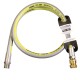 Stainless Hose Assembly Kit 1.2MTR 1/2 x 15MM + 22MM