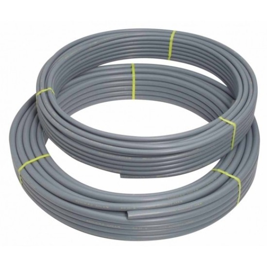 15mm Polybutylene Pipe (25m Coil) Grey