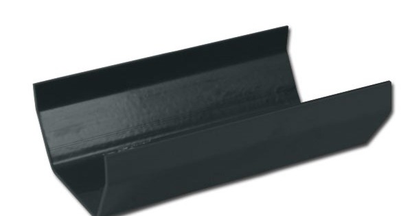 Square Line Gutter 2M - Anthracite Grey - AGS2AG