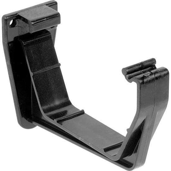 Square Line Facia Bracket Black