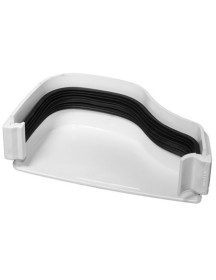OGEE EXTERNAL STOP L/H White