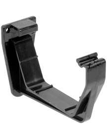 Square Line Facia Bracket Black