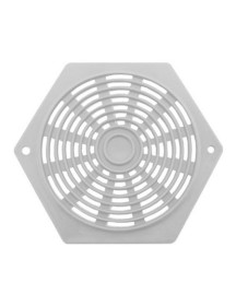 Plastic Hexagon Vent 2 5/8” White