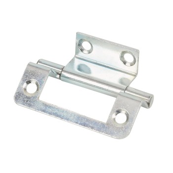 DOUBLE CRANKED HINGE Nickel Plated