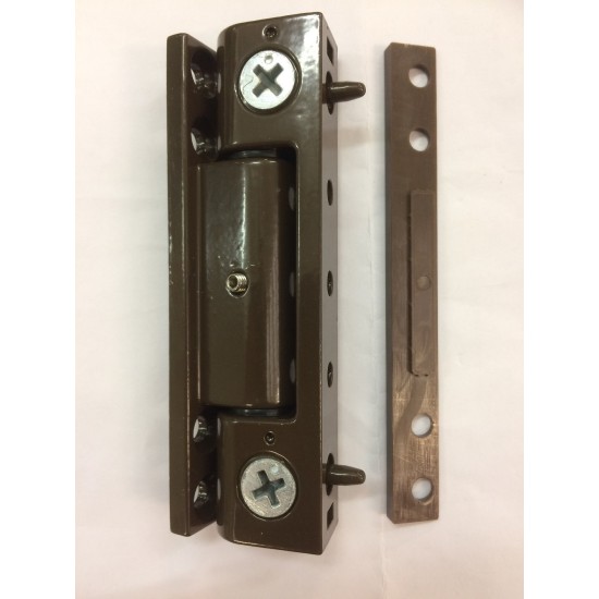 Neon UPVC Butt Hinge - Brown Flat or Angled