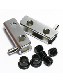 Glass Door Hinge Opening Angle 110° Simplex Pair