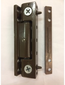 Neon UPVC Butt Hinge - Brown Flat or Angled