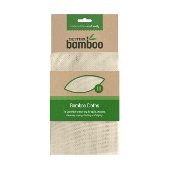Bamboo Cleaning Cloths Pack of 10