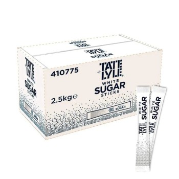 Tate and Lyle White Sugar Stick 2.5g Case 1000