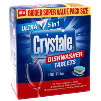Crystale Dishwasher Tablets 100 Pack