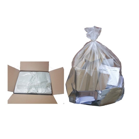 ECO360 Clear Recycling Refuse Sacks 10kg 18x29x39 200 Pack