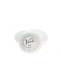 Verdi 15g Round White Soap Flora Pleat Wrap 