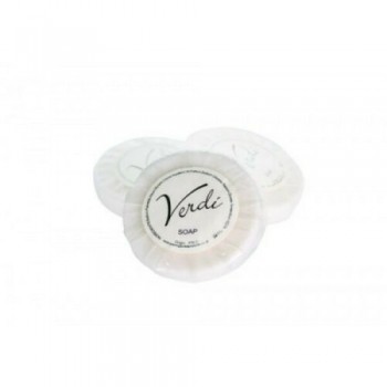 Verdi 15g Round White Soap Flora Pleat Wrap 