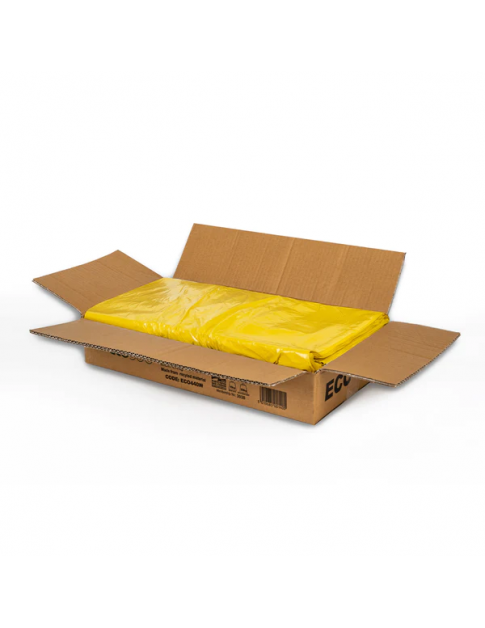 ECO360 Medium Duty Refuse Sacks Yellow 10kg 18"x29"x39" 200 Pack