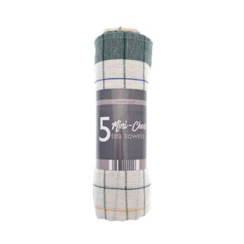 Check Tea Towel 5 Roll