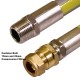 Stainless Hose Assembly Kit 1.2MTR 1/2 x 15MM + 22MM