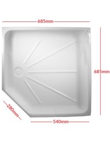 SHOWER SKIN IN WHITE PC1638B