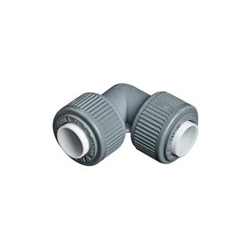 15mm Elbow Connector Grey