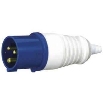 230 V Blue 16A In-line Plug