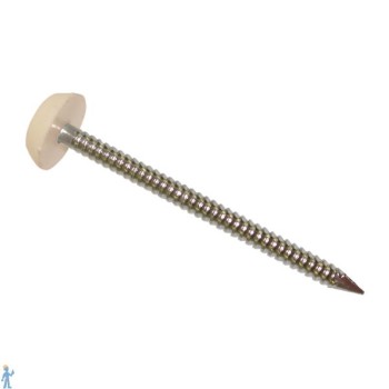 25mm Poly Top Nail (Pack of 50) Beige