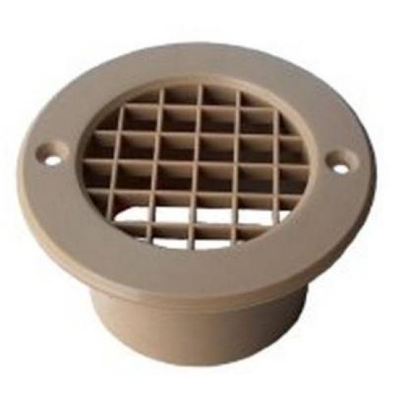 75MM MESH FLOOR VENT BEIGE