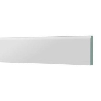 Architrave Skirting Board, 45mm x 6mm White 2 x 2.5M