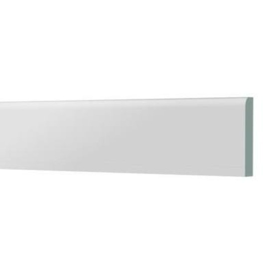 Architrave Skirting Board, 45mm x 6mm White 2 x 2.5M
