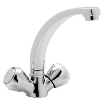 CAPRI CHROME MONOBLOC MIXER TAP 