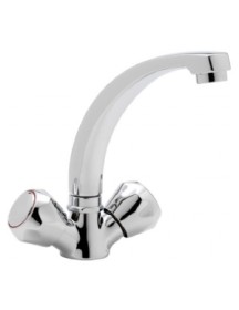 CAPRI CHROME MONOBLOC MIXER TAP 