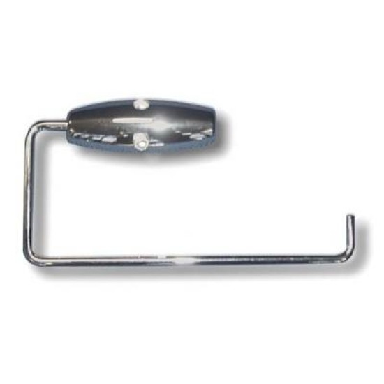 CHROME PLATED TOILET ROLL HOLDER