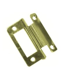 CRANKED FLUSHED HINGE BRASS 50mm
