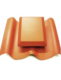 Caravan Pantile Roof Vent Terracotta