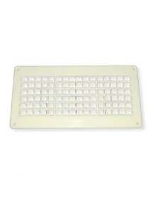 Caravent Plastic Recessed Interior Vent 6" x 3" White