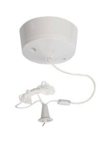 Ceiling Switch Pull Cord 10A 2 Way (Round)