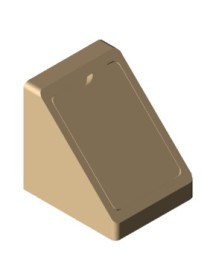 Corner Connector 18mm Cream