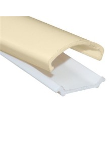'D' mould  Large (A + B) SIZE: 22mm x 2.4 metre Cream