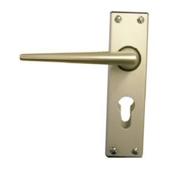 ELLBEE EUROLOCK DOOR HANDLES - Aluminium