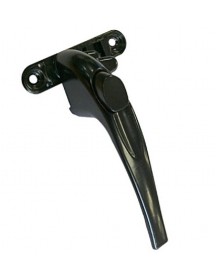 ELLBEE CRYSTAL CASEMENT WINDOW HANDLE - Left Hand - BLACK