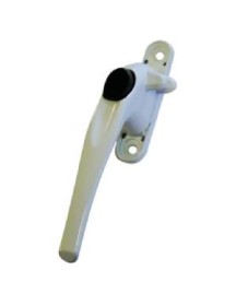 ELLBEE CRYSTAL CASEMENT WINDOW HANDLE - Left Hand - WHITE