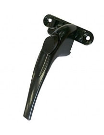 ELLBEE CRYSTAL CASEMENT WINDOW HANDLE - Right Hand - BLACK