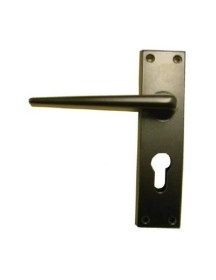 ELLBEE EUROLOCK DOOR HANDLES - Black