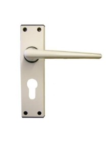 ELLBEE EUROLOCK DOOR HANDLES - White