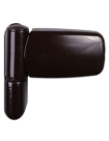 Ellbee adjustable flag hinges for UPVC doors. Black