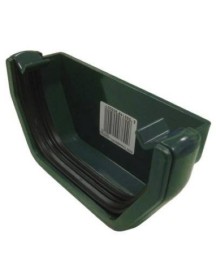 Square Line External Stop End - Green