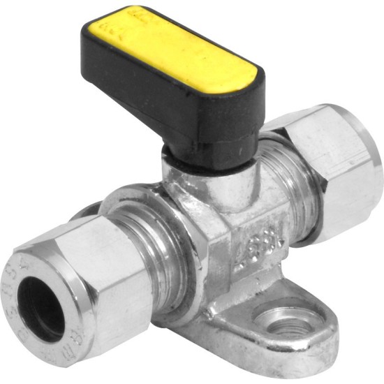 Mini Lever Ball Valve with Floorplate 10mm