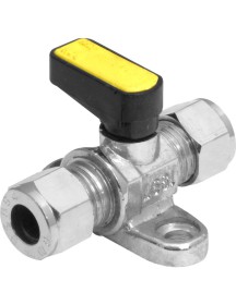 Mini Lever Ball Valve with Floorplate 10mm