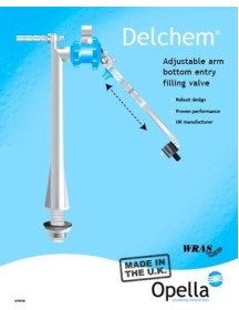 Opello Bottom Entry Adjustable Arm Valve 9.5
